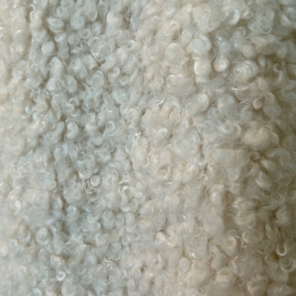 SOFT SURROUNDING TEDDY BEAR VEST WOMEN SIZE S IVORY SLEEVESLESS - Picture 5 of 12